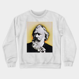 Johannes Brahms Portrait | Johannes Brahms Artwork 7 Crewneck Sweatshirt